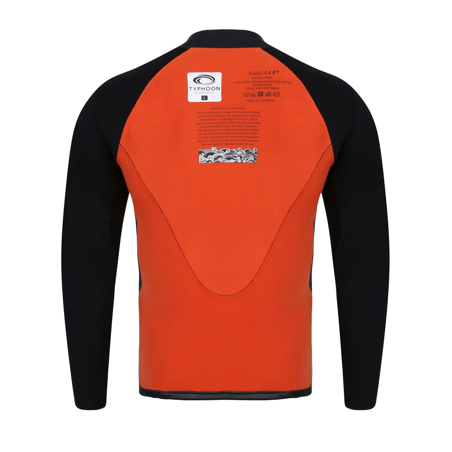 Typhoon Caliso ECO 3mm Wetsuit Top - Black 6 Typhoon Caliso ECO 3mm Wetsuit Top - Black - Image 4